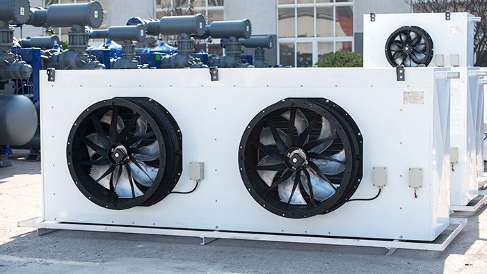 不锈钢管铝片凉风机